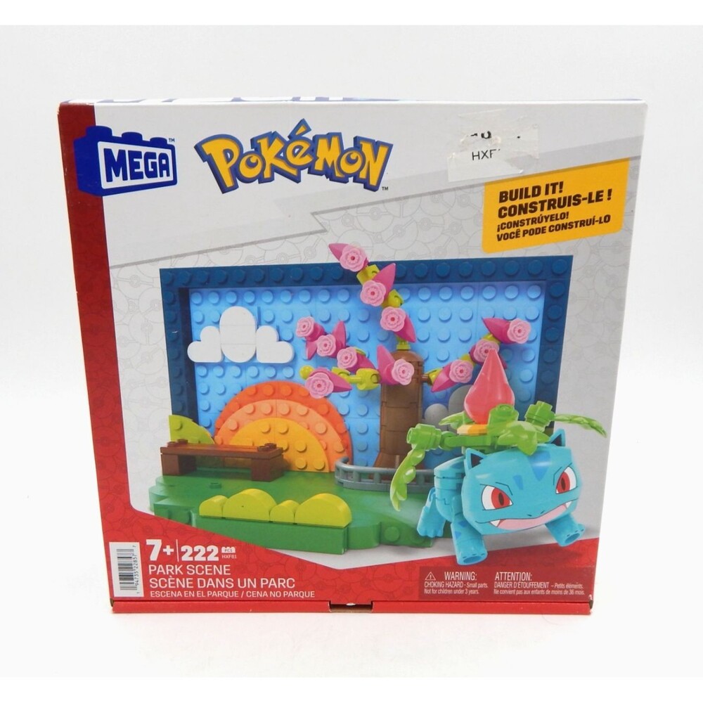MEGA Pokémon Park Scene Ivysaur Interlocking Blocks Set 222 Pieces